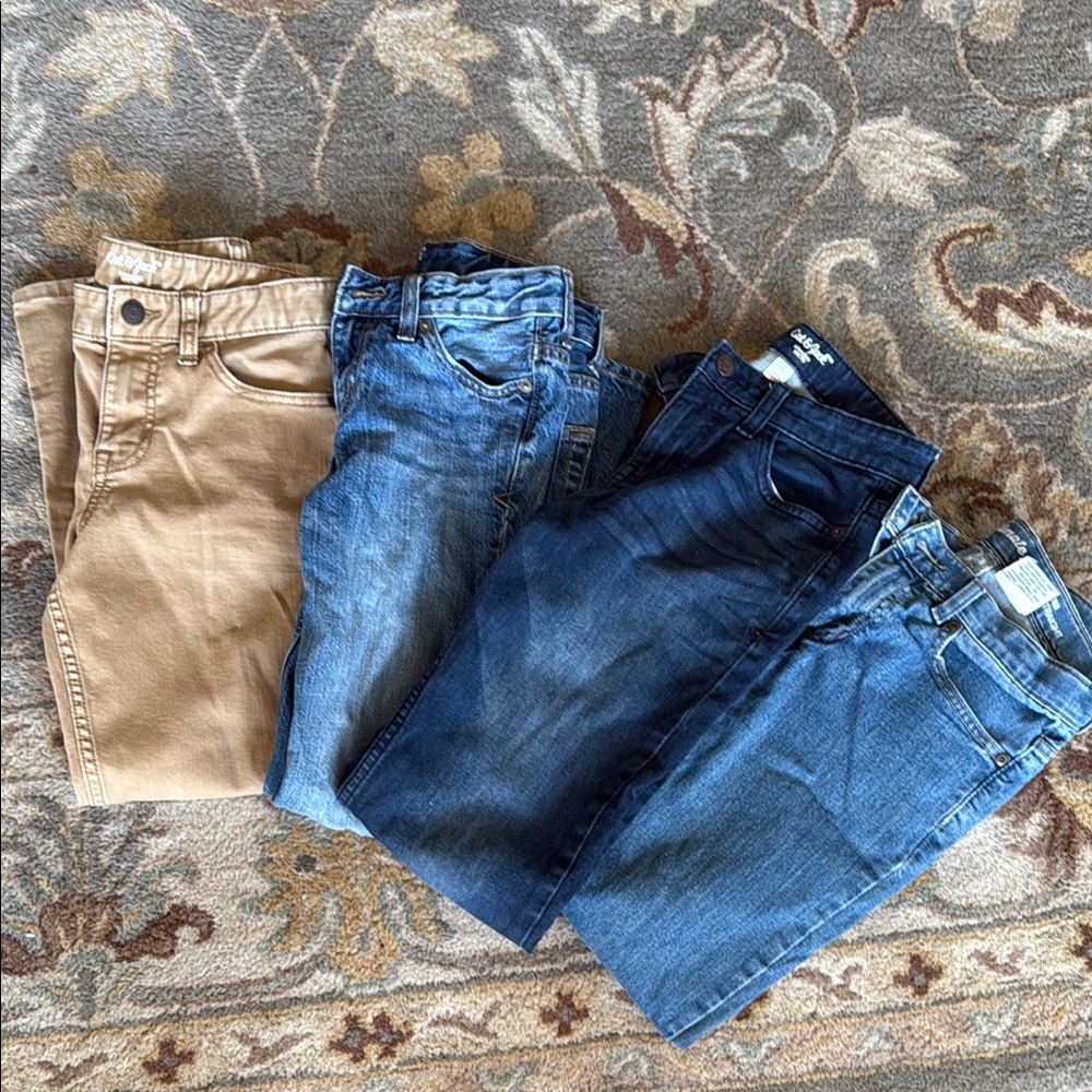 Stylish Kids Denim and Tan Bottoms